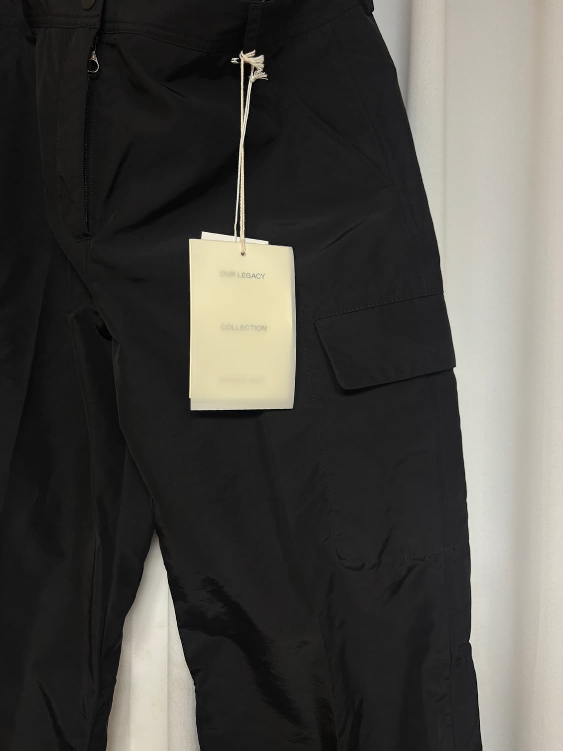 택포/새상품/남:30) 23ss 아워레가시 알로이 트라우저 블랙 나일론 상품이미지7