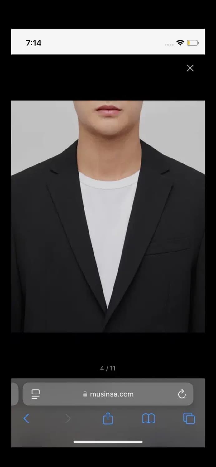 무신사 스탠다드 베이식 블레이저 미디움 사이즈 상품이미지6