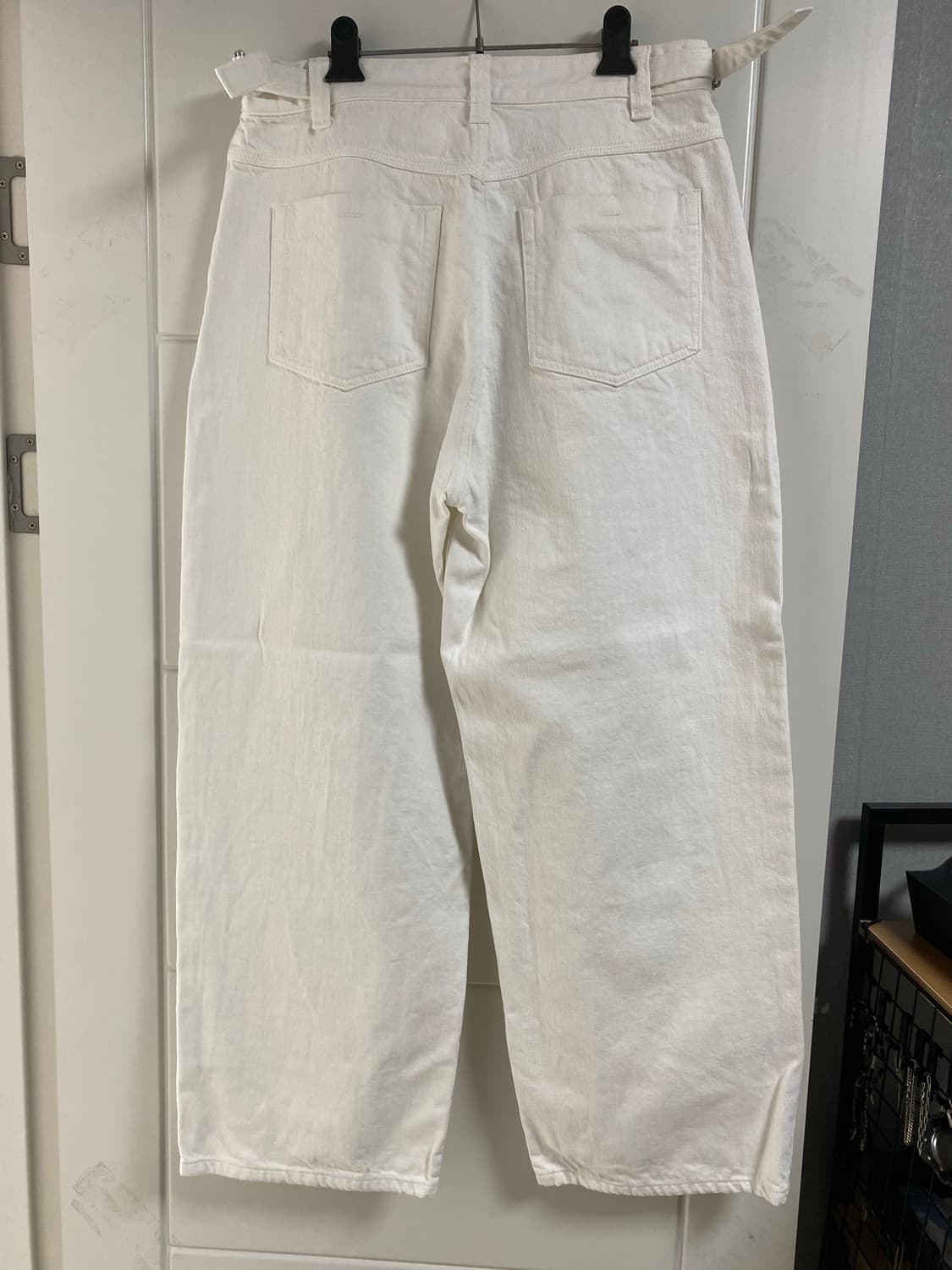 [2] 노운 와이드 팬츠 화이트 상품이미지5