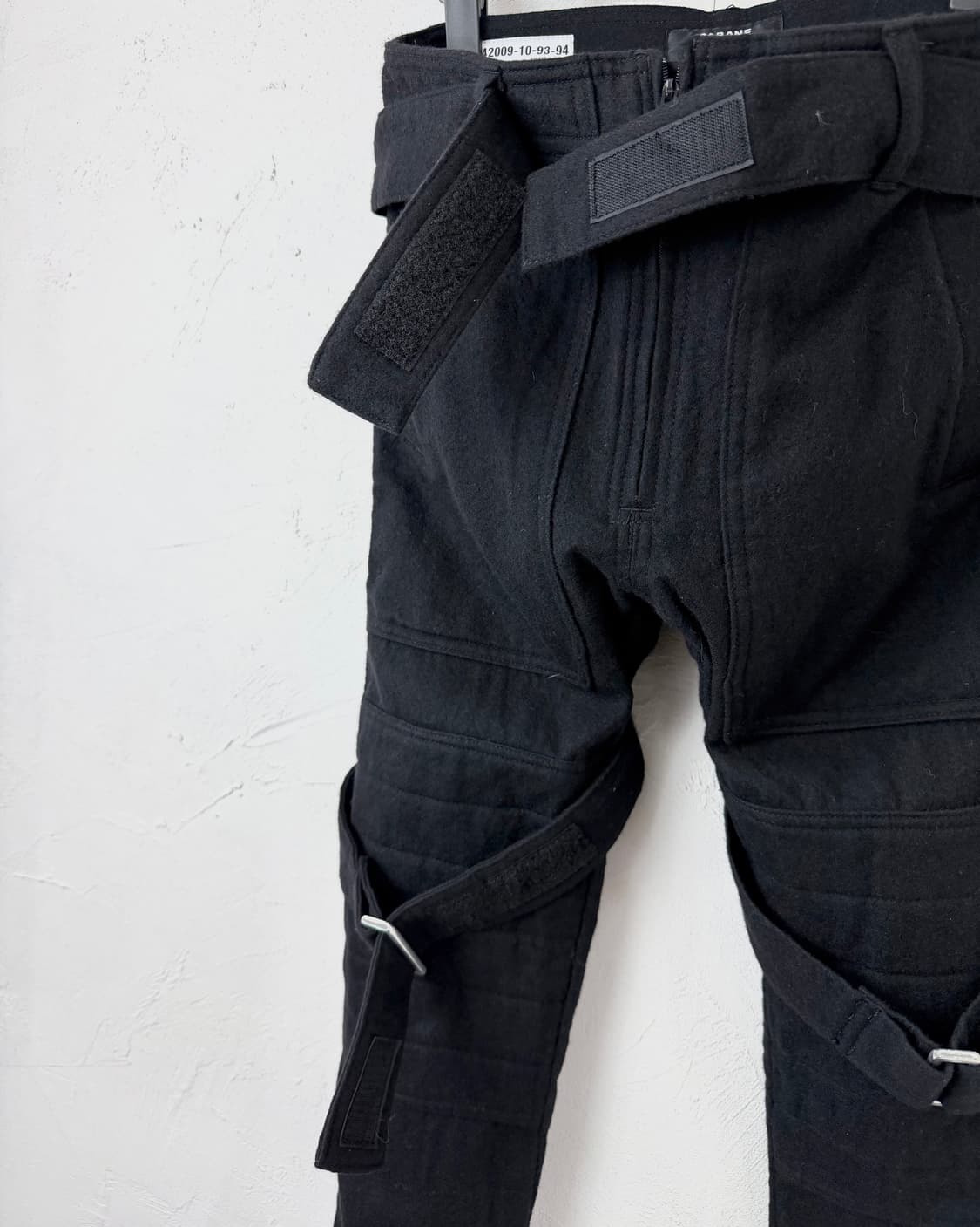 ZUCCA 주카 울 본디지 모터사이클 팬츠 상품이미지4