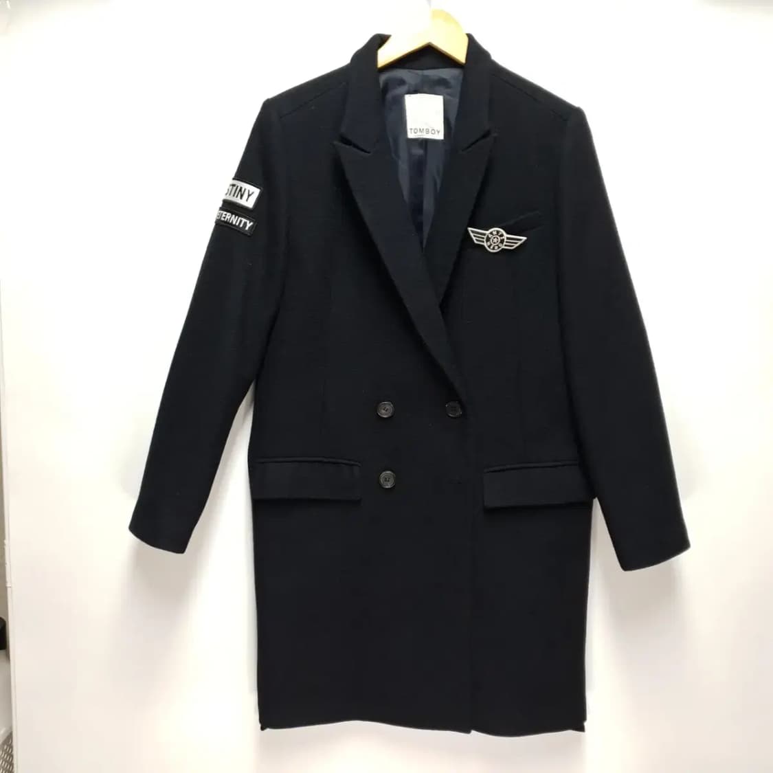 톰보이 울 혼방 코트 F_G159 상품이미지1