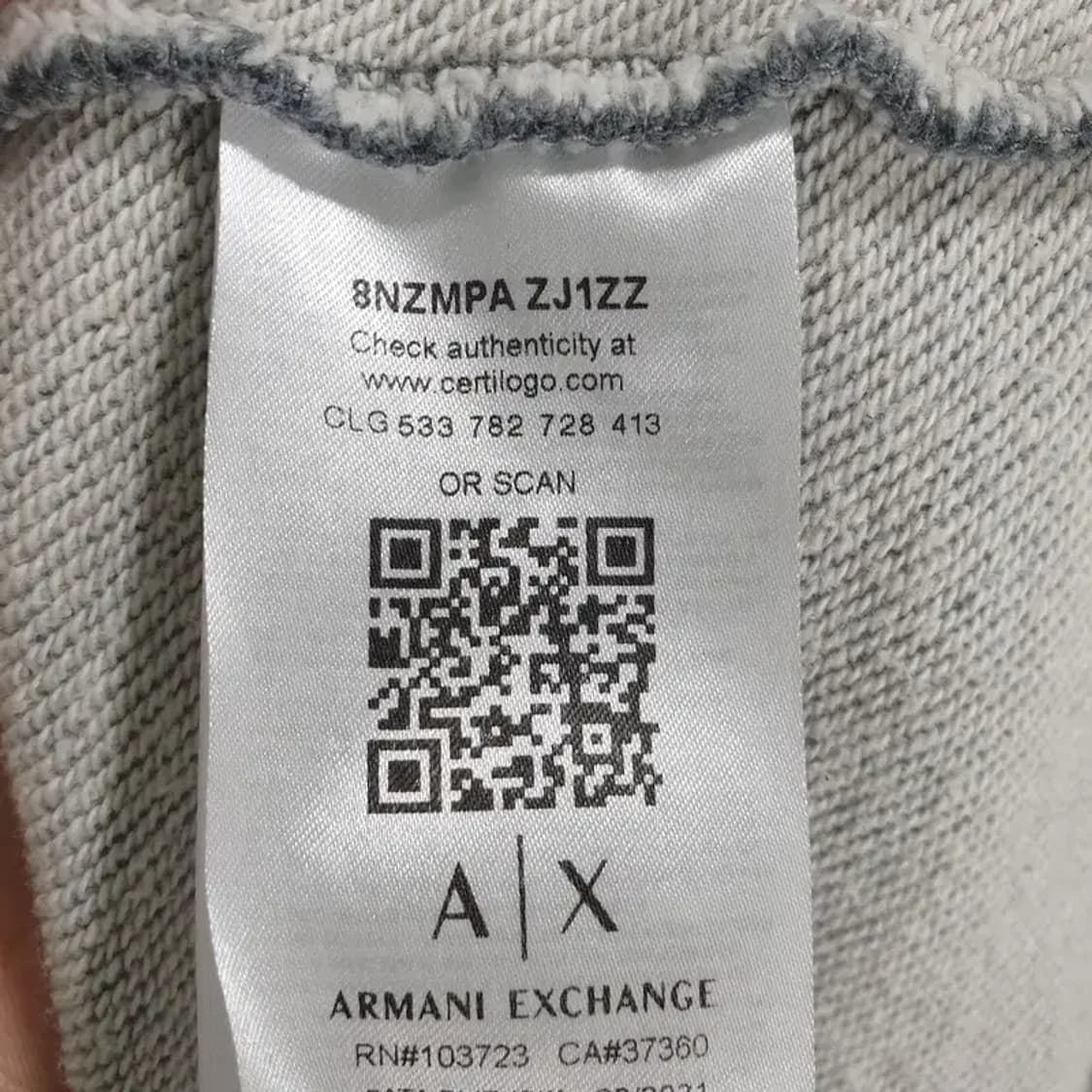 아르마니 익스체인지 맨투맨 XL_i4489 상품이미지8