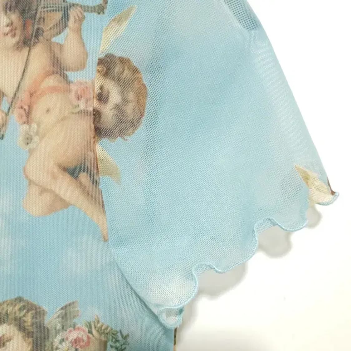 버쉬카 엔젤 시스루 크롭 반팔 S_S0128 상품이미지3