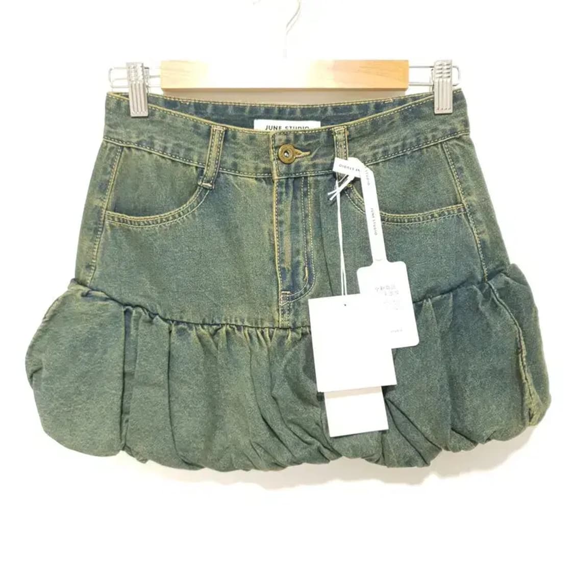 데님 펌킨 스커트 S_S0276 상품이미지1