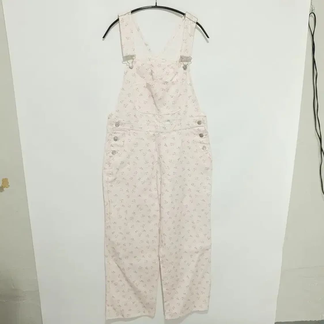 OWNMOOD 온무드 플로럴 오버롤 멜빵 팬츠 F_M0307 상품이미지1