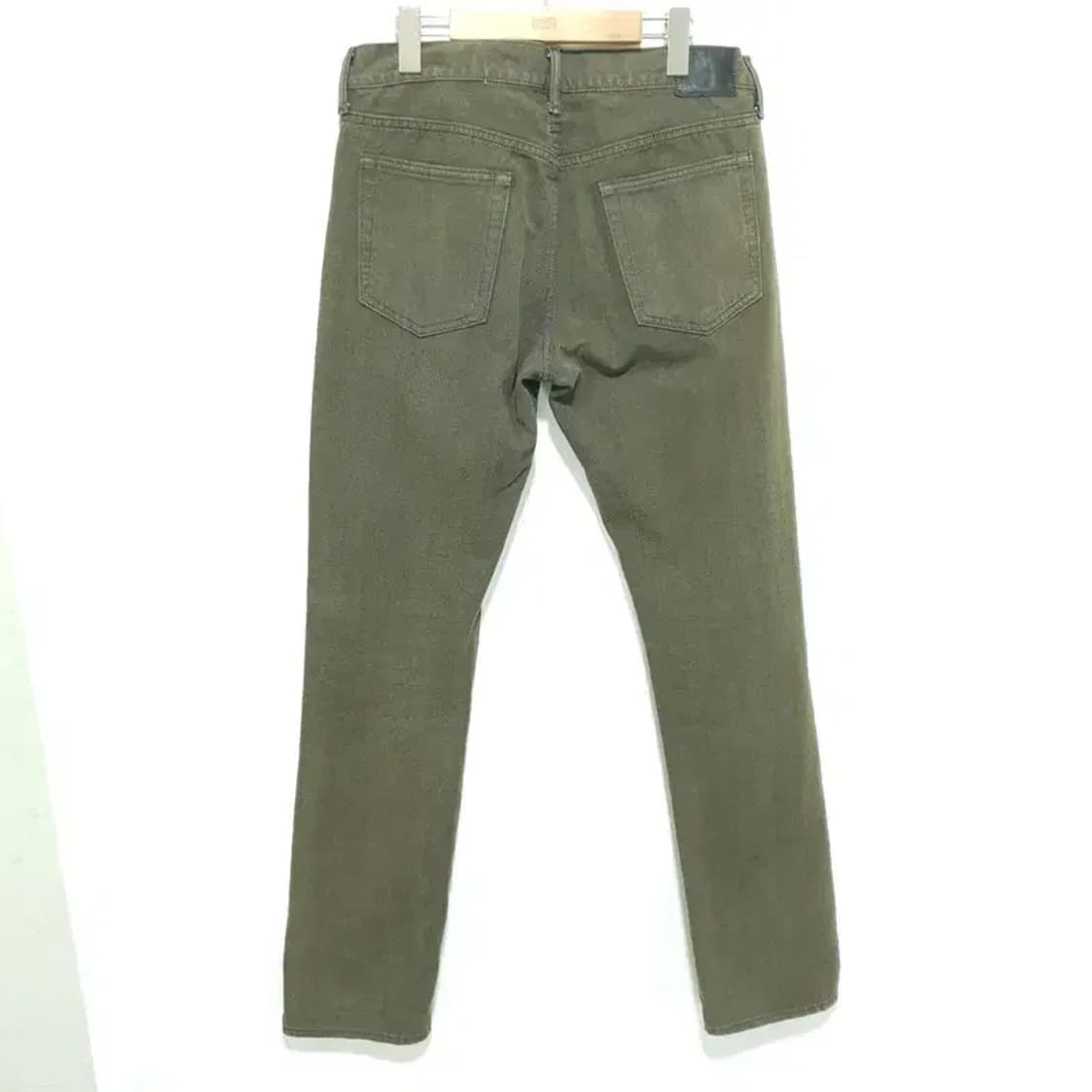 GAP 슬림핏 데님 팬츠 30 카키_M0303 상품이미지4