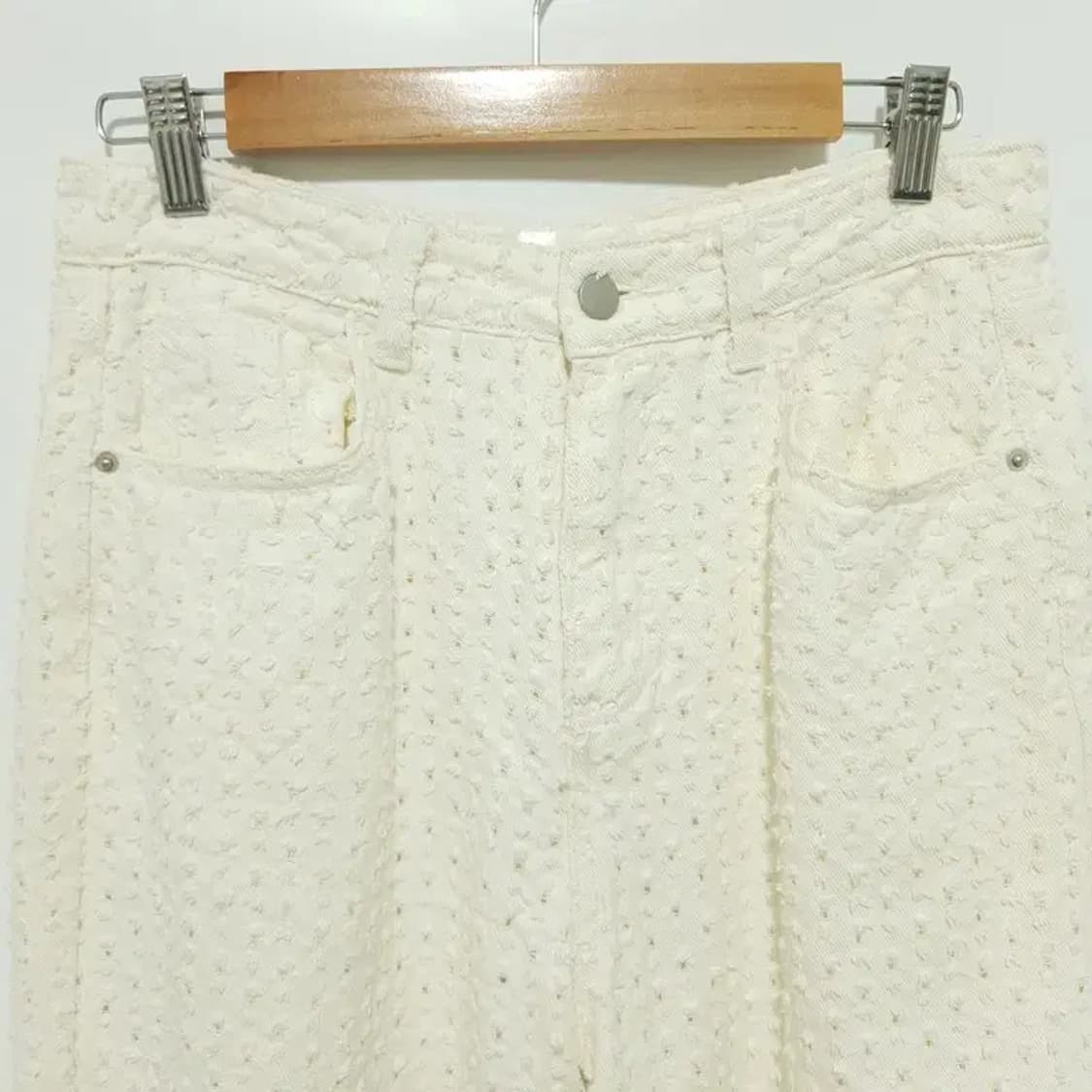 펀칭 도트 데님 팬츠 L_S0374 상품이미지2
