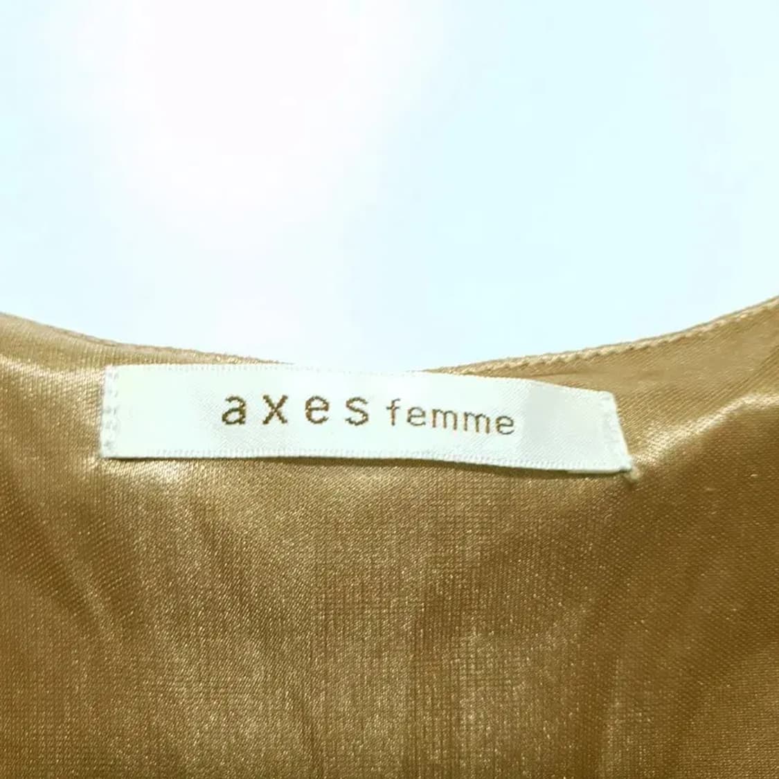 엑시즈팜 새틴 레이스 민소매 원피스 M_S0353 상품이미지5