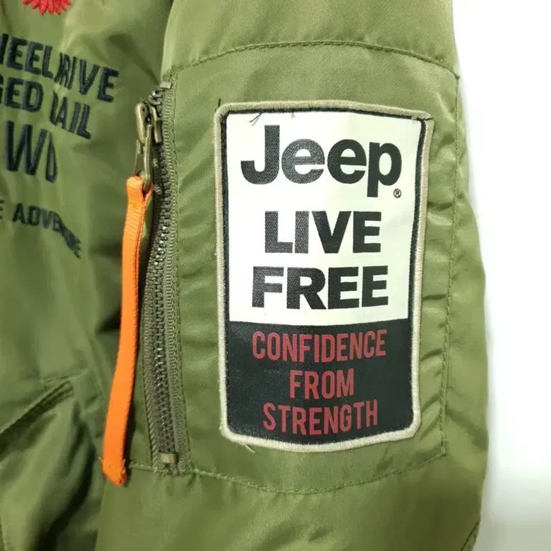 JEEP 패치 덕다운 항공 점퍼 S 90_W0084 상품이미지6