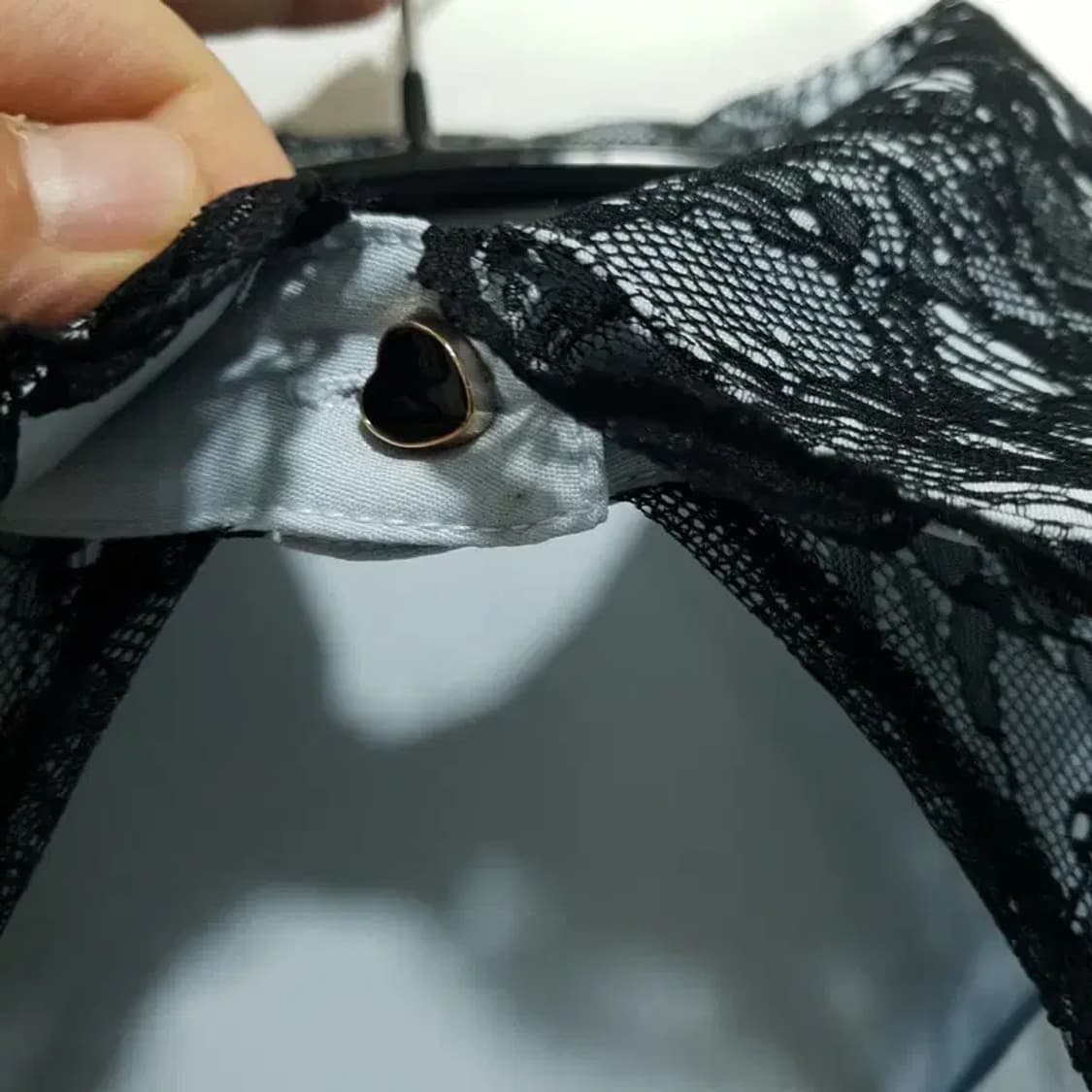 양산형 초커 카라 블라우스 F_M0333 상품이미지3