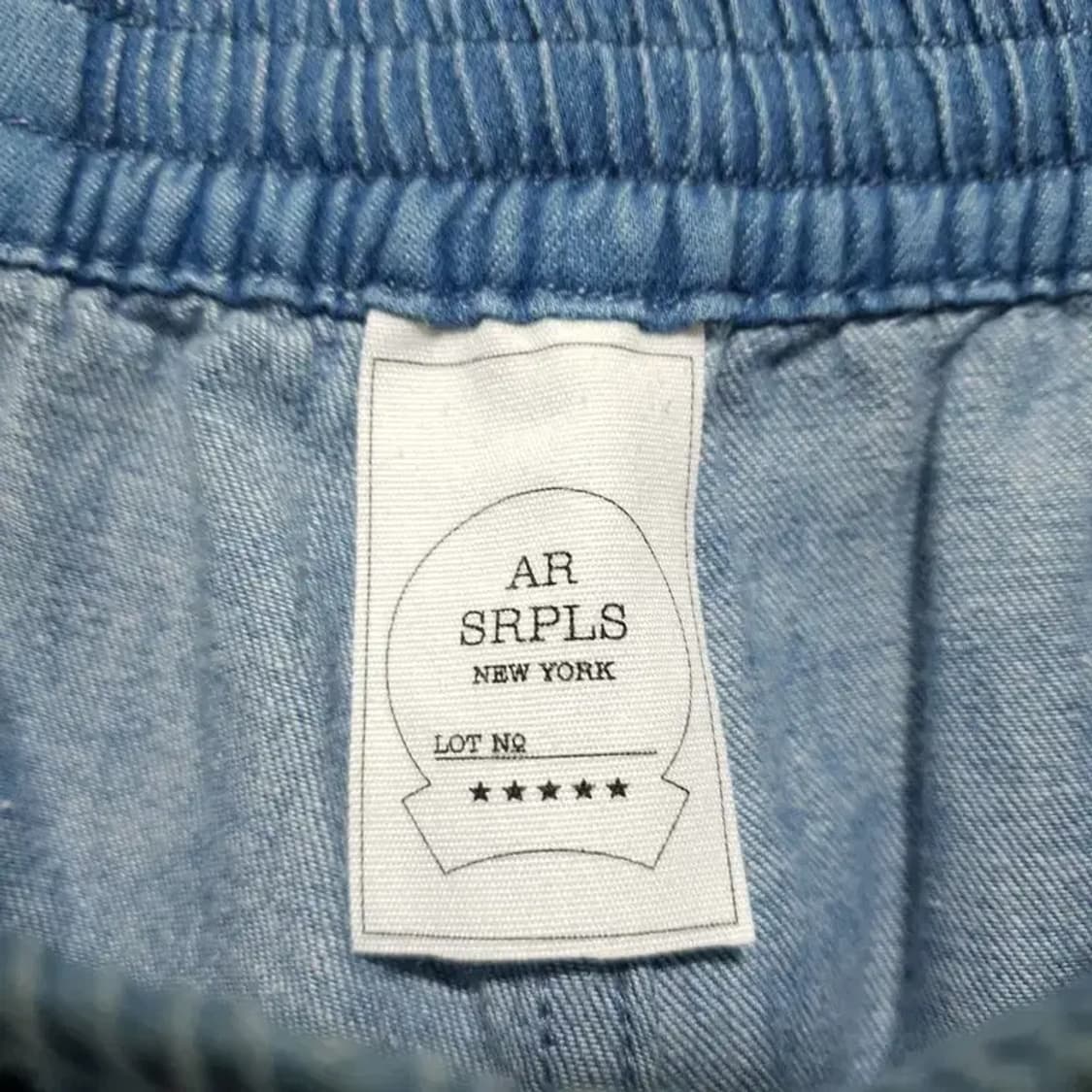 AR SRPLS  사이드 지퍼 밴딩 데님 숏 팬츠 0_S0432 상품이미지6