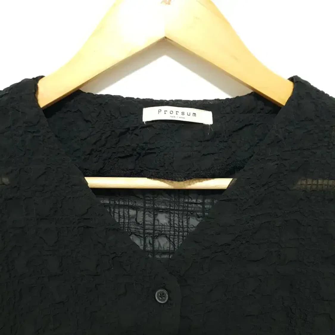 시스루 엠보 블라우스 F_S0399 상품이미지2