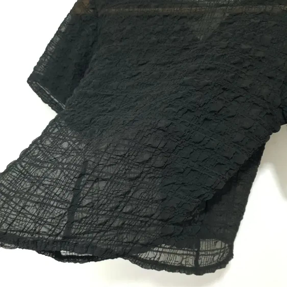 시스루 엠보 블라우스 F_S0399 상품이미지6