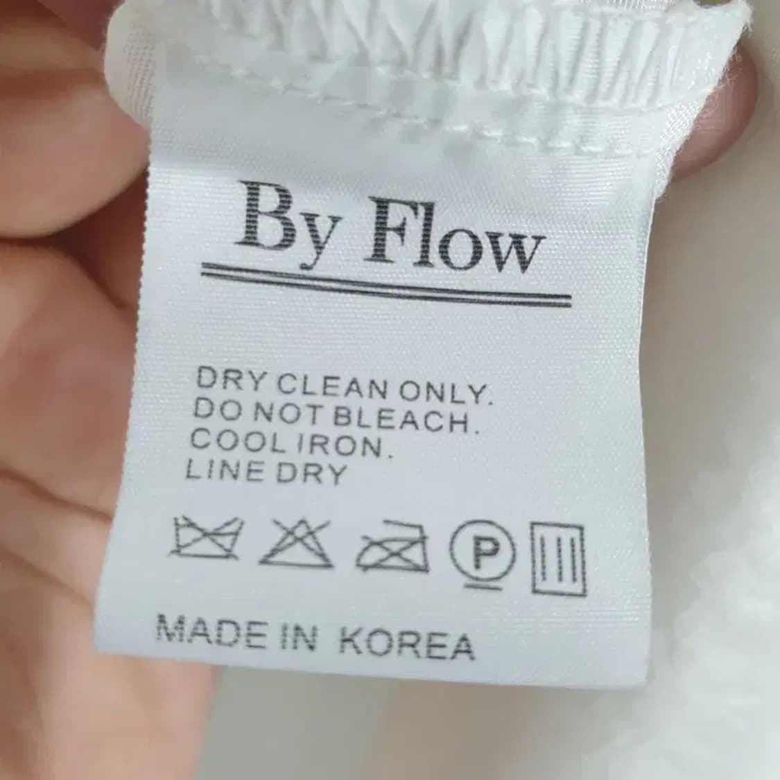 바이 플로우 레이스 카라 새틴 블라우스 F_M0370 상품이미지6