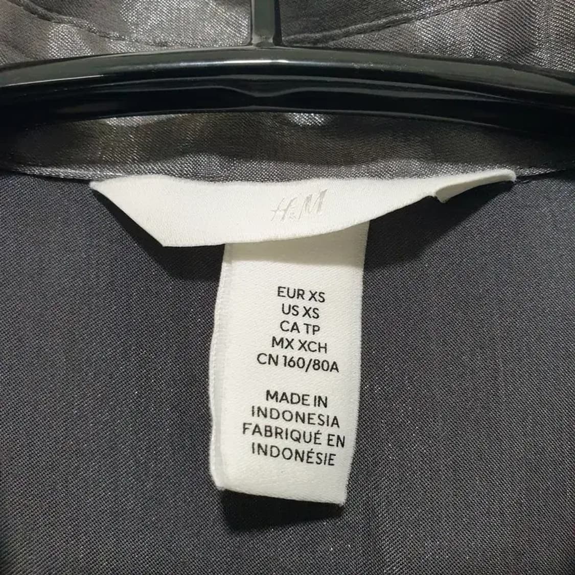 H&M 새틴 셔츠 원피스 XS_M0373 상품이미지6