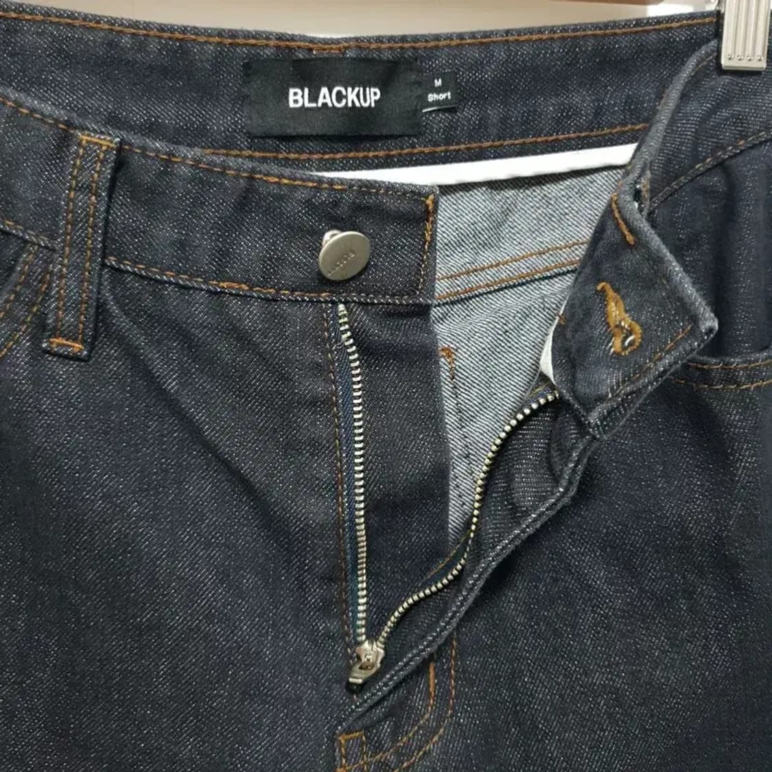 블랙업 생지 와이드 데님 팬츠 M_M0378 상품이미지5