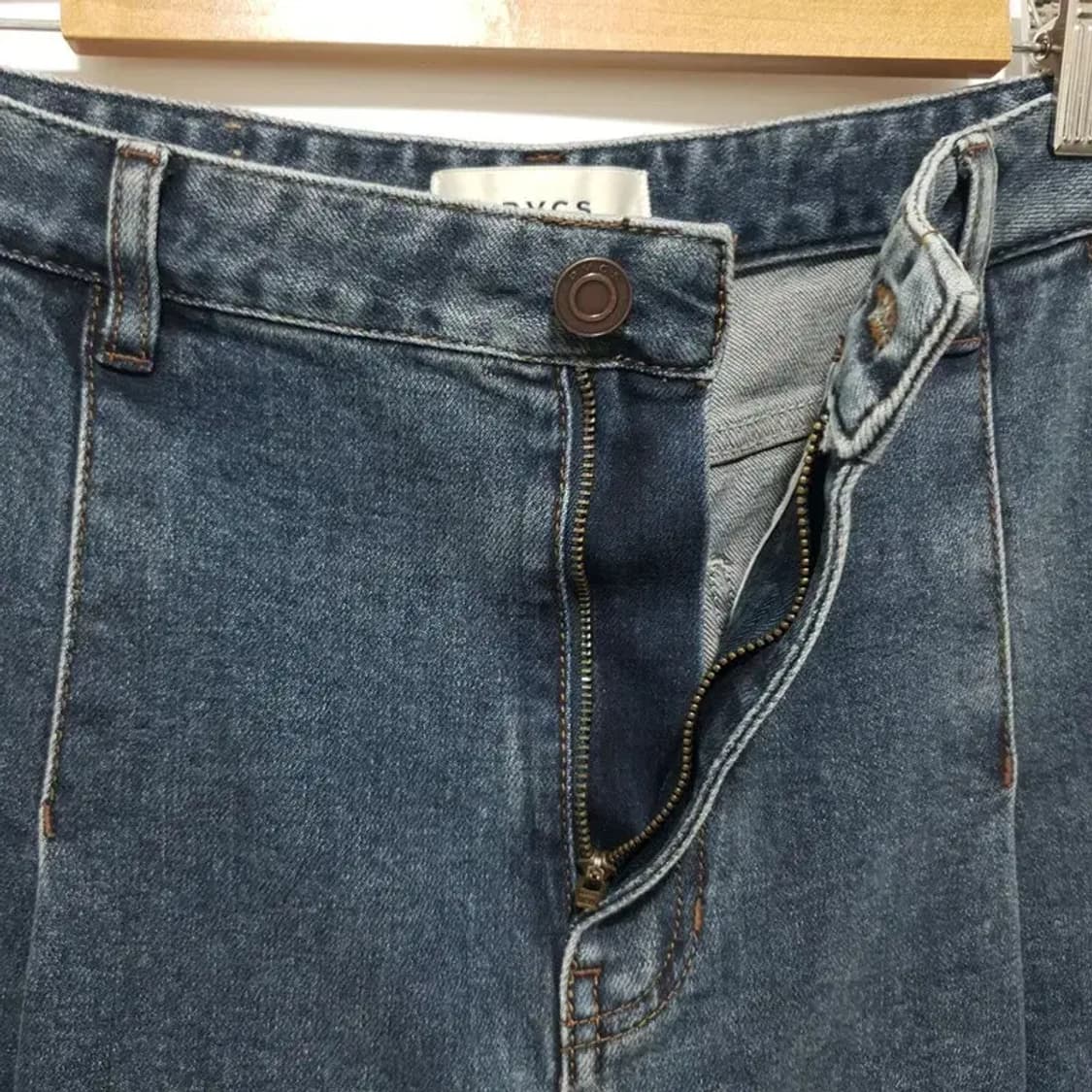 프븏스 원턱 데님 팬츠 28_M0381 상품이미지6