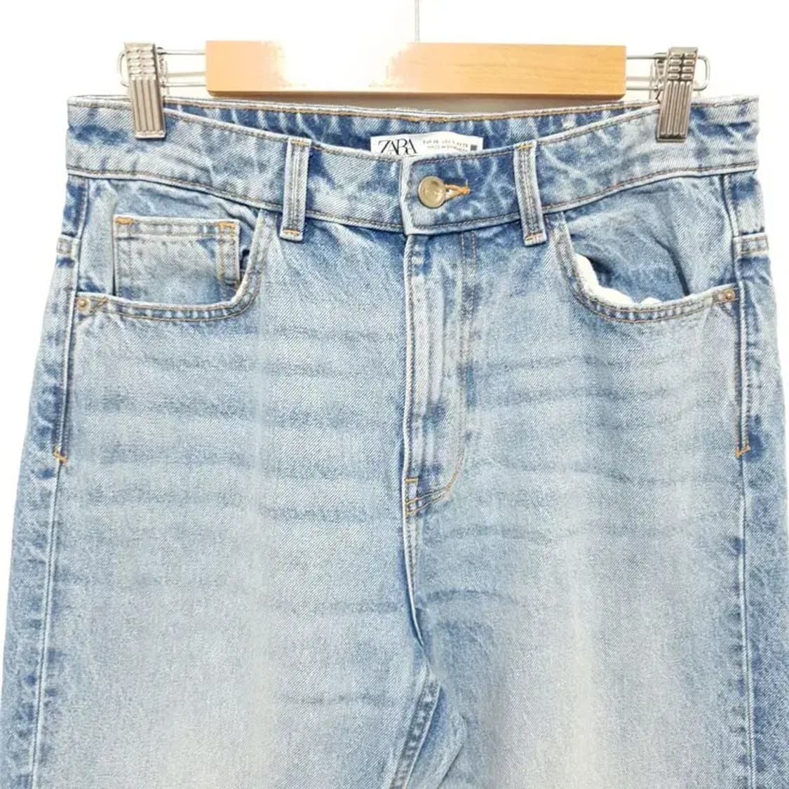 자라 여성 데님 팬츠 EUR38_M0401 상품이미지2