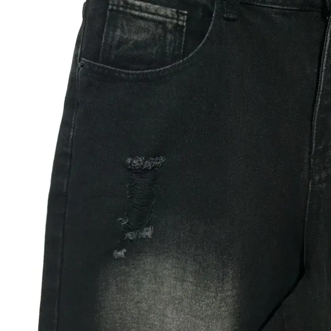 남성 데님 워싱 버뮤다 팬츠 L_S0507 상품이미지2