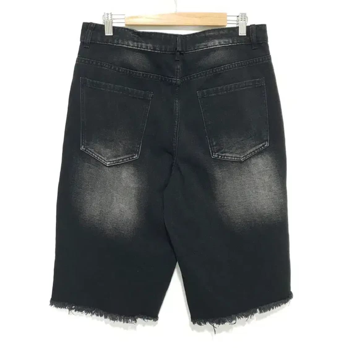 남성 데님 워싱 버뮤다 팬츠 L_S0507 상품이미지5