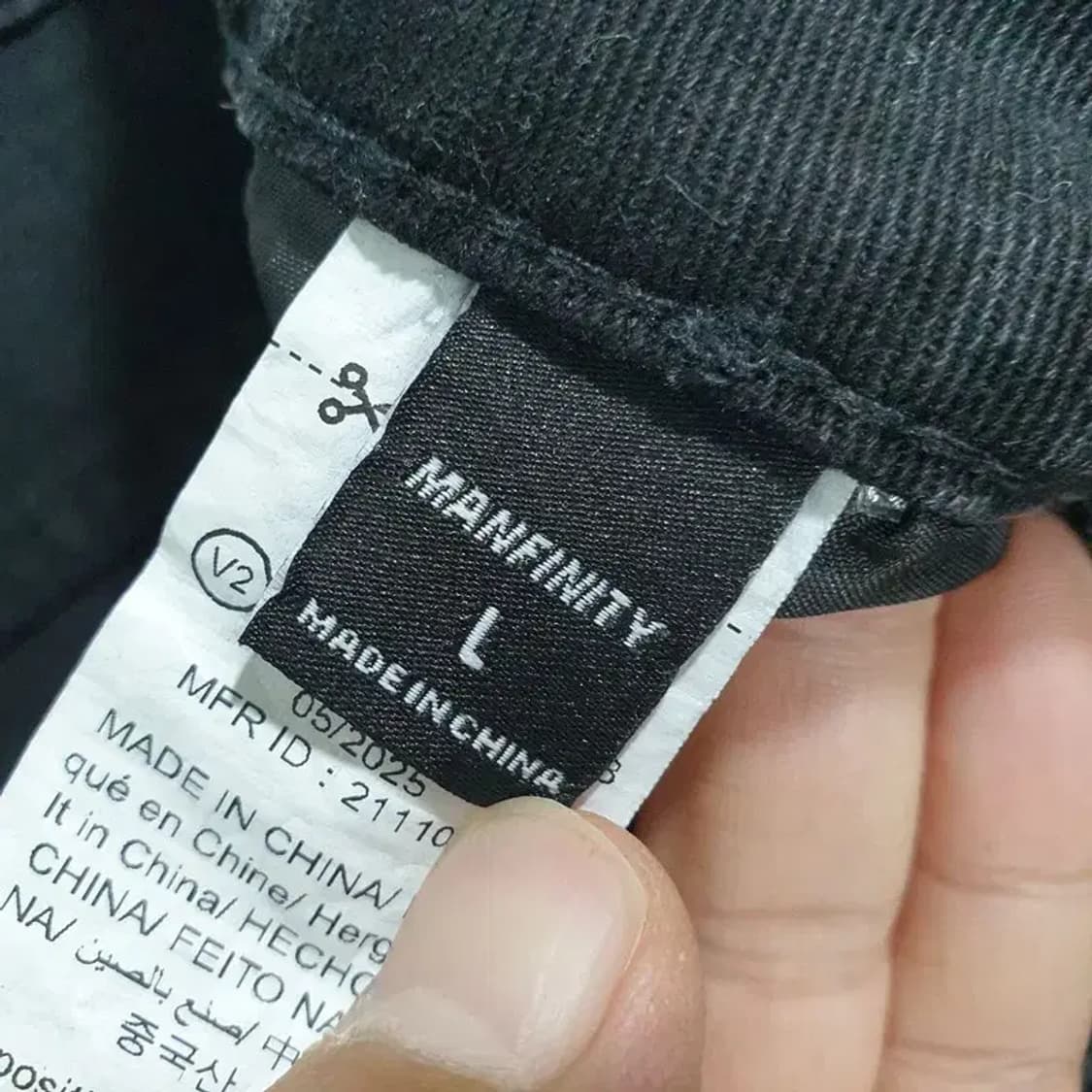 남성 데님 워싱 버뮤다 팬츠 L_S0507 상품이미지7