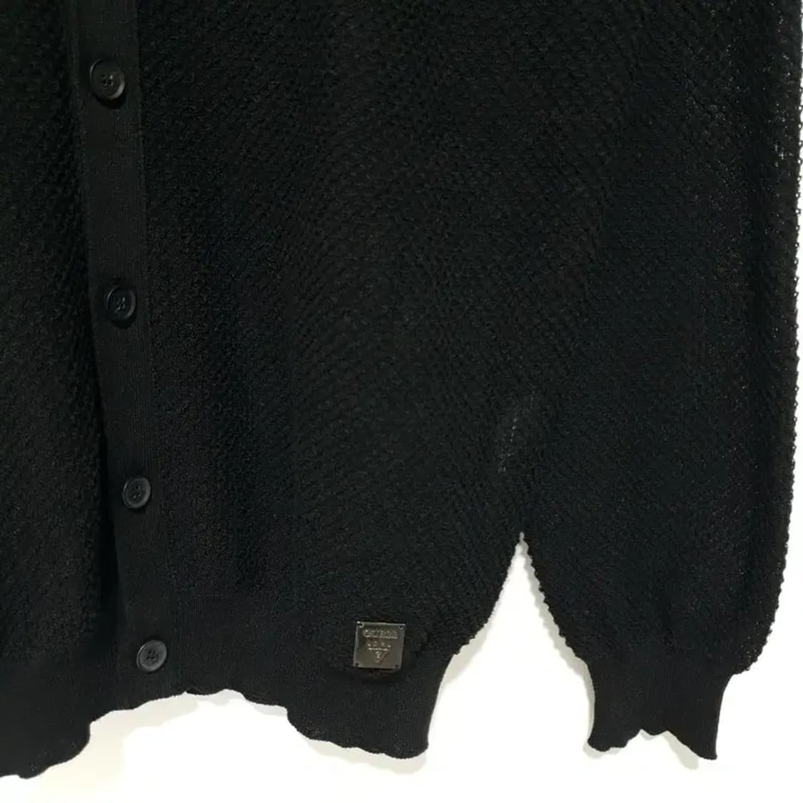 게스 조직 배색 가디건 100 L_M0407 상품이미지4