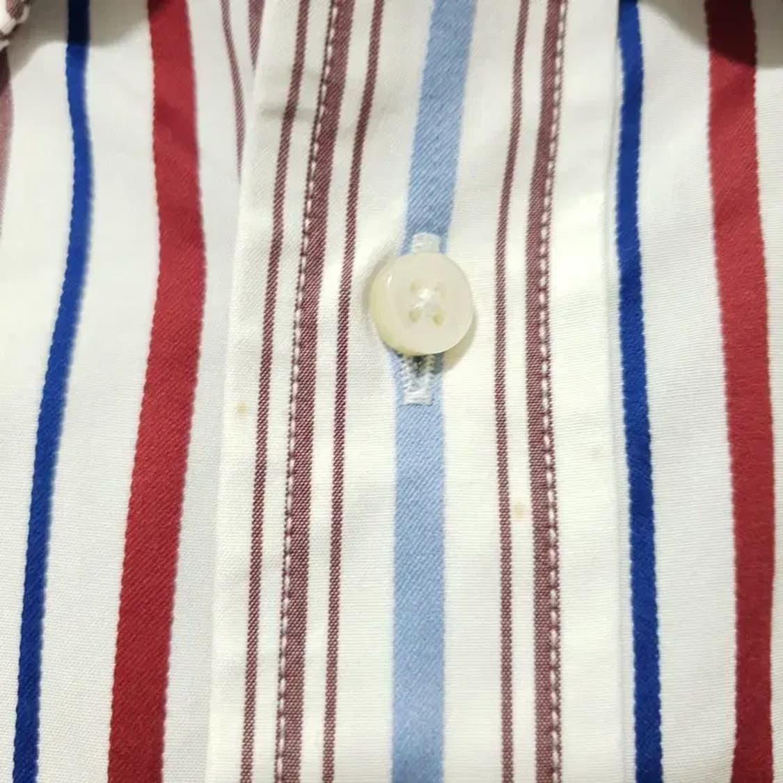 타미힐피거 80's 2PLY FABRIC 스트라이프 셔츠 XL_M0409 상품이미지6
