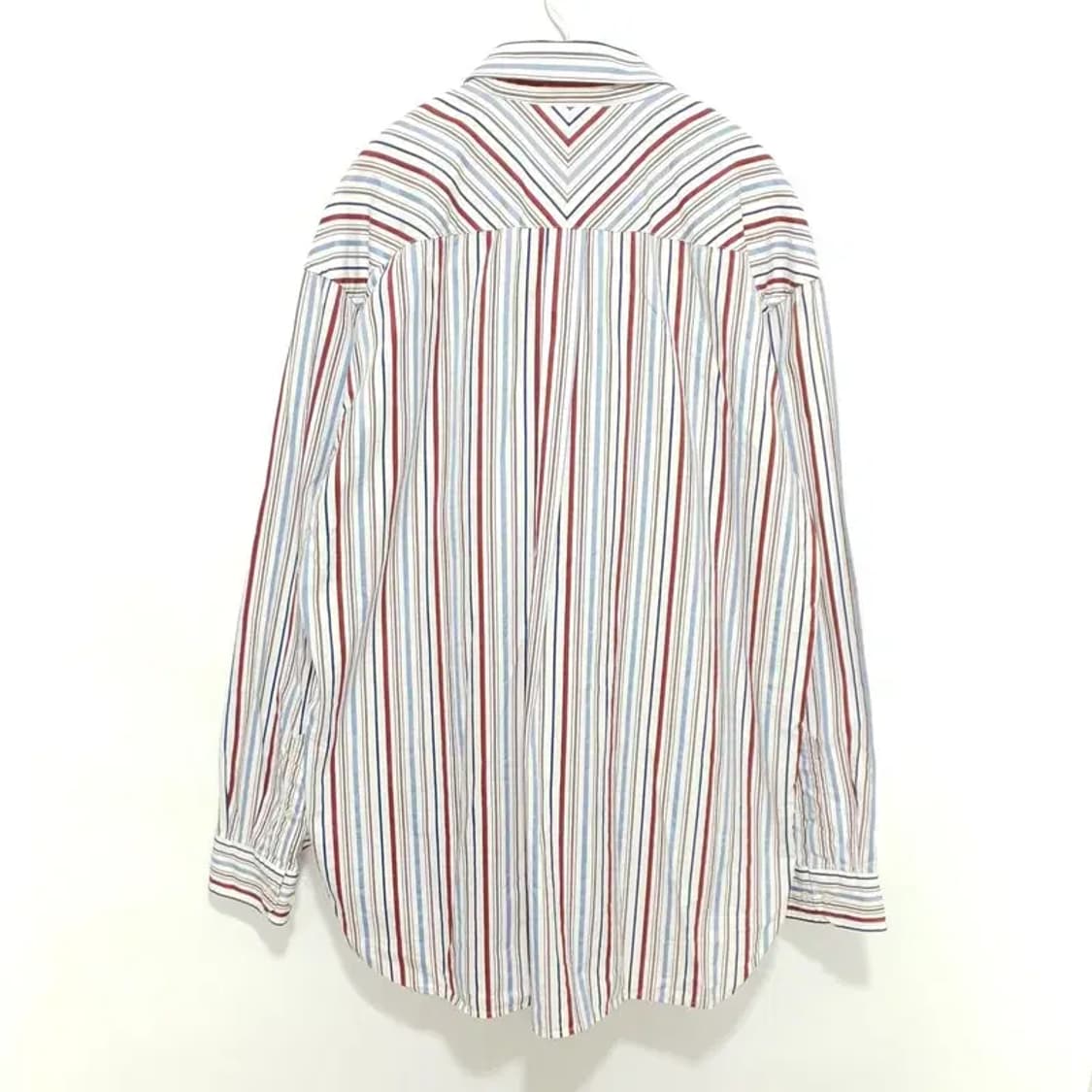 타미힐피거 80's 2PLY FABRIC 스트라이프 셔츠 XL_M0409 상품이미지8