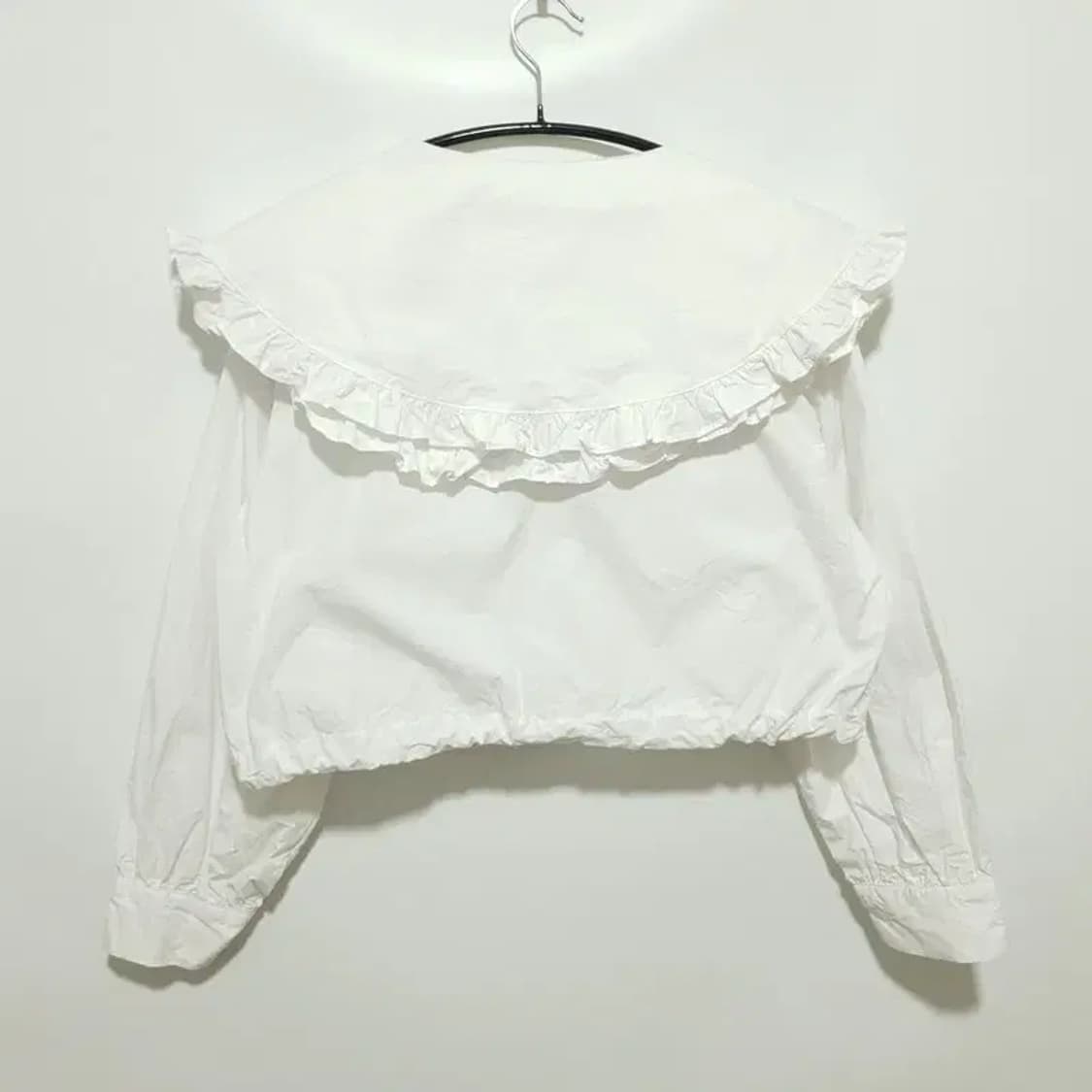 빅카라 크롭 스트링 블라우스 F_M0426 상품이미지5