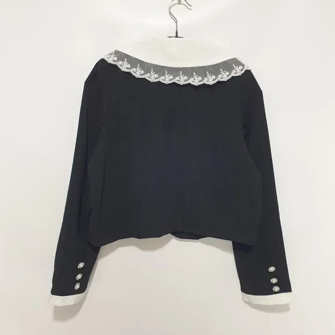 빅카라 배색 자켓 L_M0418 상품이미지5