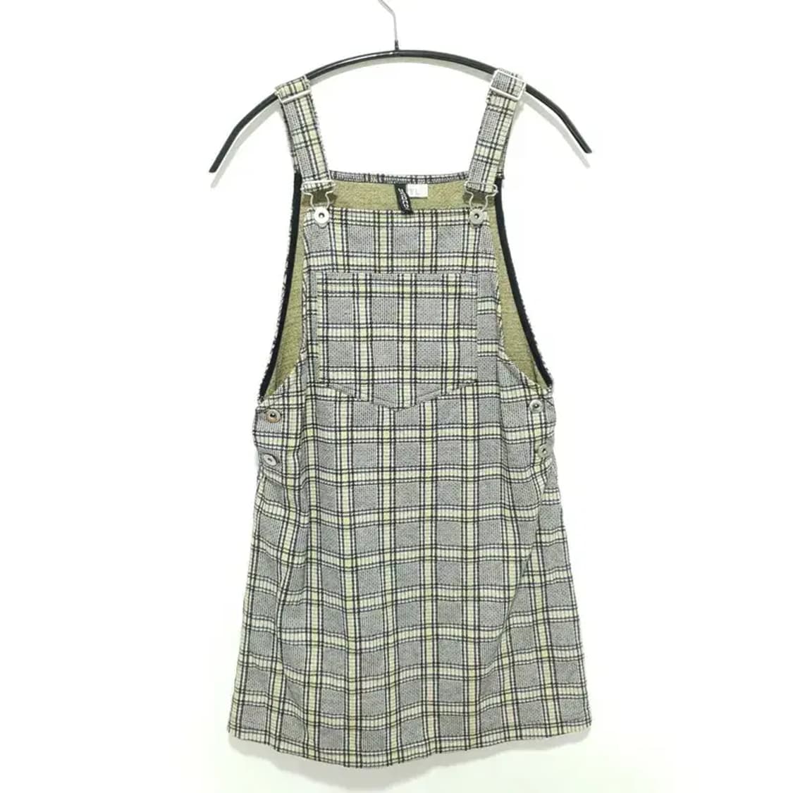 H&M 체크 멜빵 원피스 38_M0444 상품이미지1