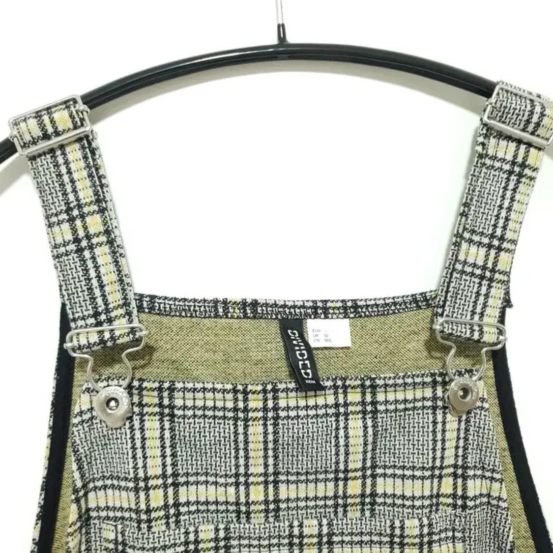 H&M 체크 멜빵 원피스 38_M0444 상품이미지2