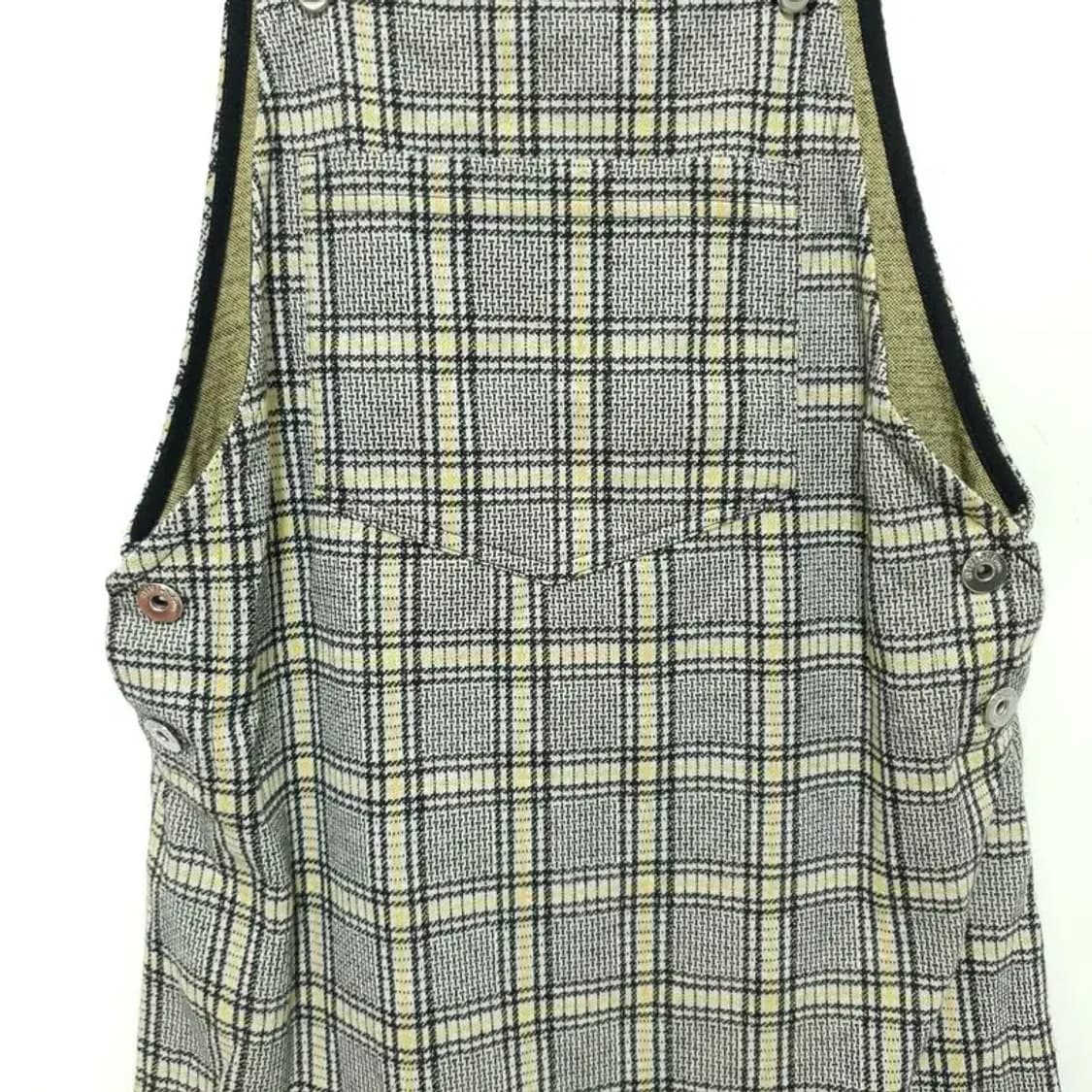 H&M 체크 멜빵 원피스 38_M0444 상품이미지3