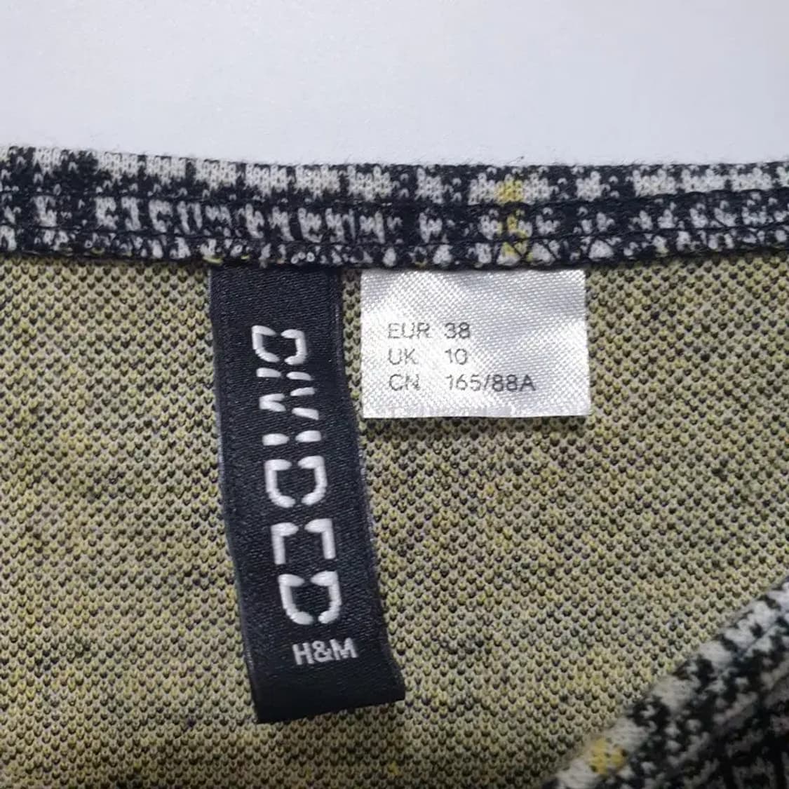H&M 체크 멜빵 원피스 38_M0444 상품이미지6