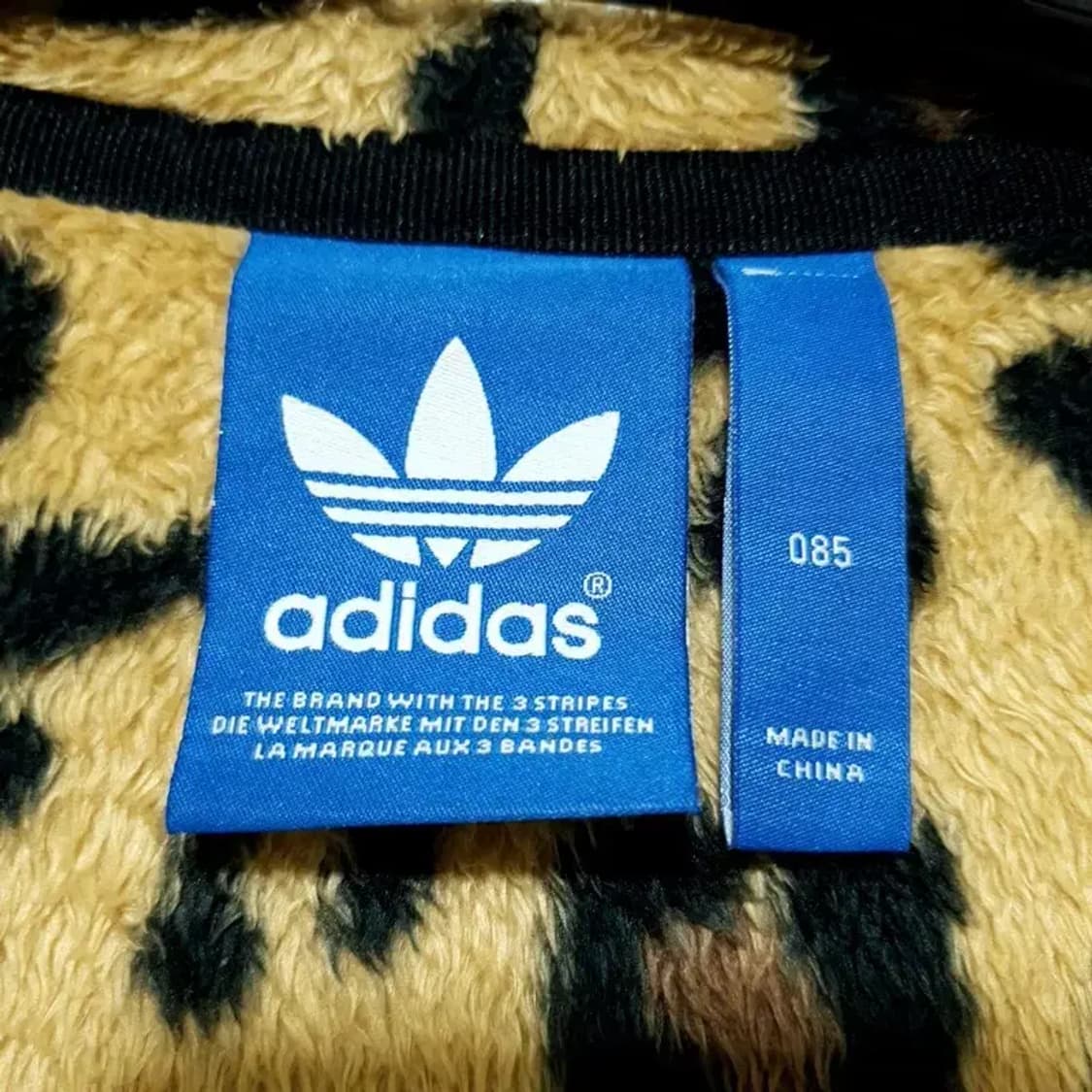 아디다스 여성 쉐르파 레오파드 플리스 후드 집업 85_W0112 상품이미지8