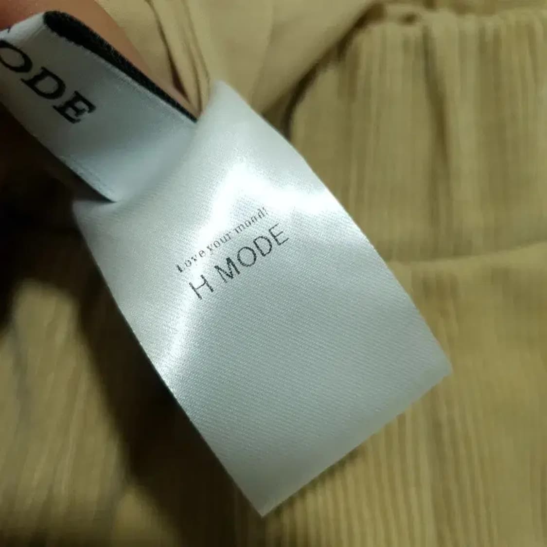 에이치모드 코듀로이 반바지 F 베이지_M0540 상품이미지5