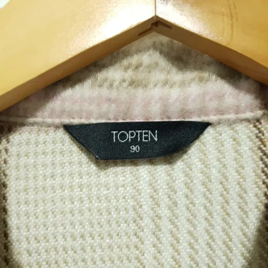 탑텐 여성 오버핏 아우터형 셔츠 90_W0131 상품이미지6