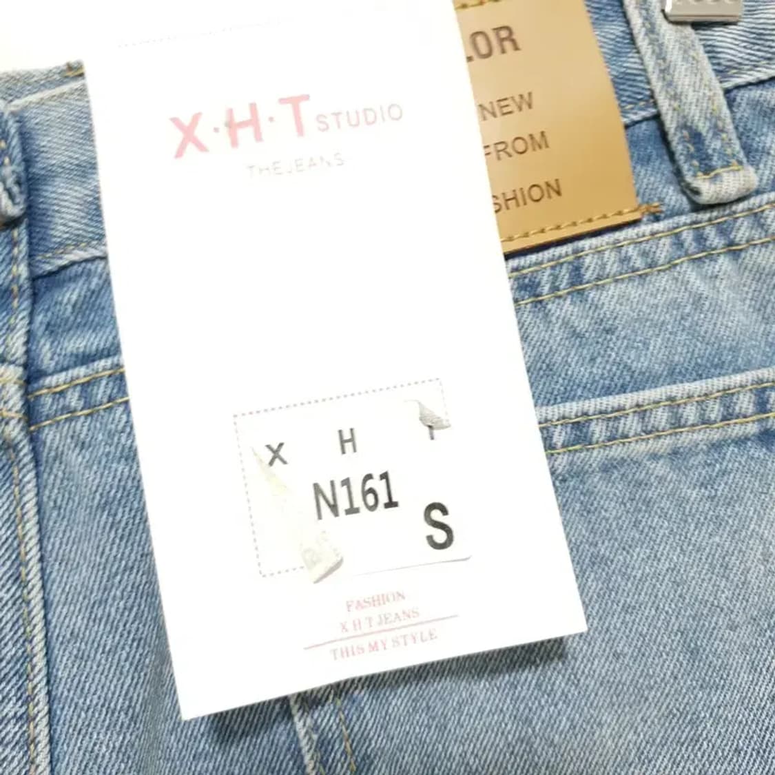 언발 데님 숏팬츠 S_S0672 상품이미지4