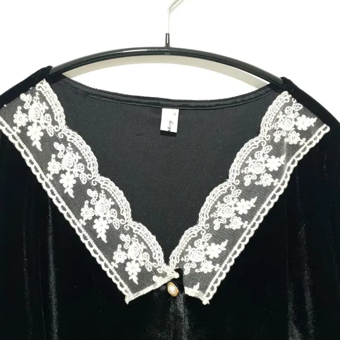 로미스토리 벨벳 블라우스 R2_M0573 상품이미지2