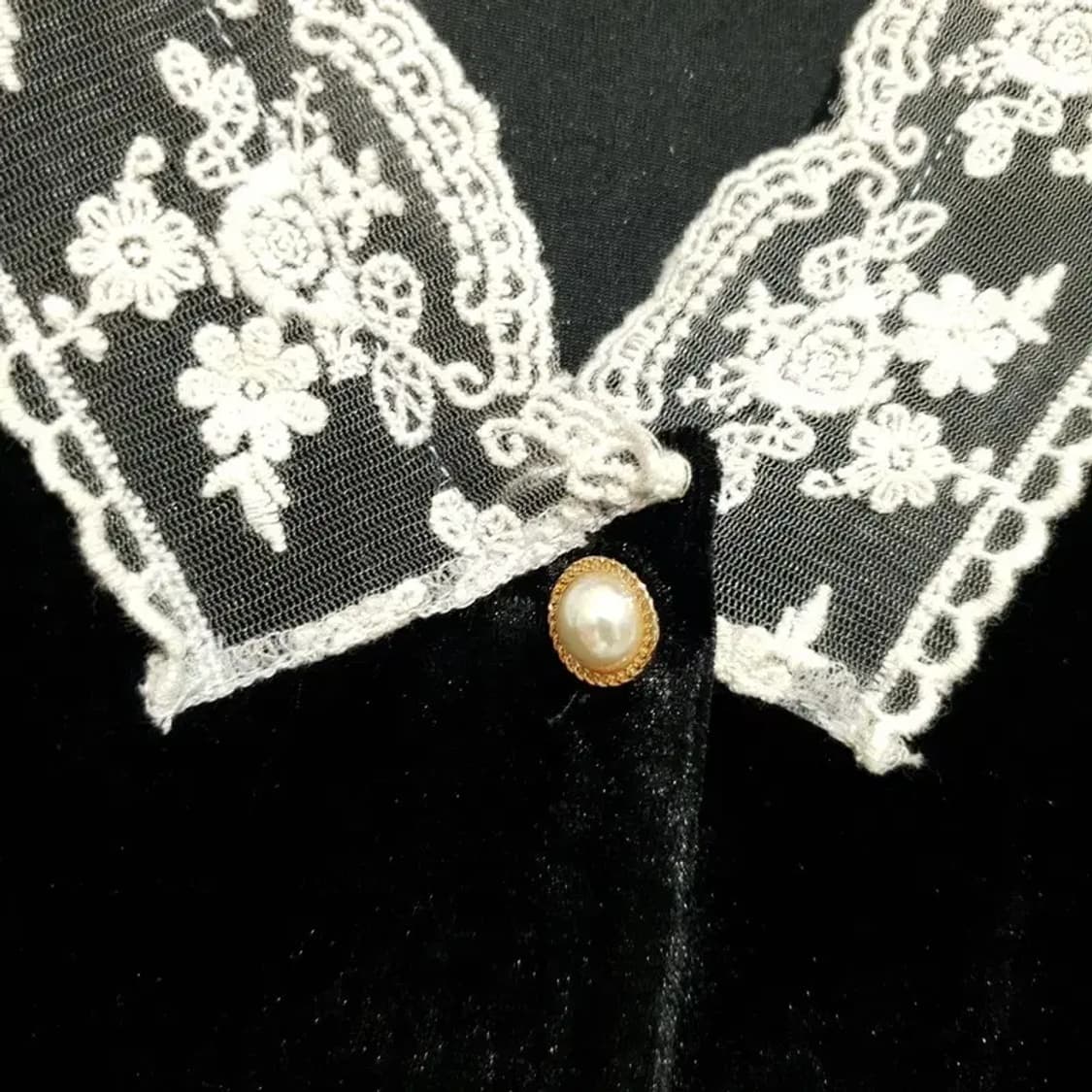 로미스토리 벨벳 블라우스 R2_M0573 상품이미지3