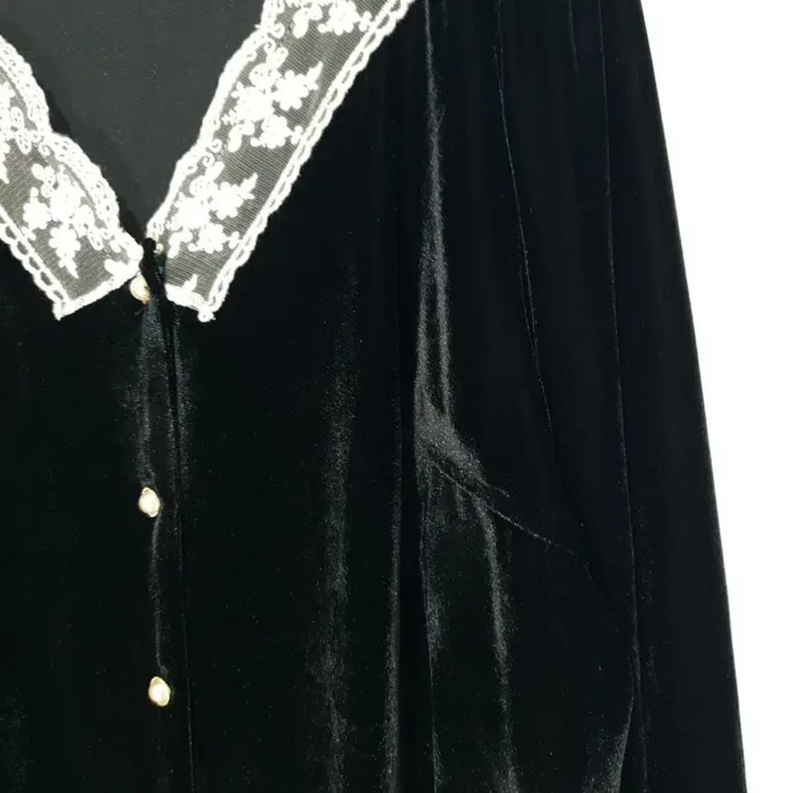 로미스토리 벨벳 블라우스 R2_M0573 상품이미지4