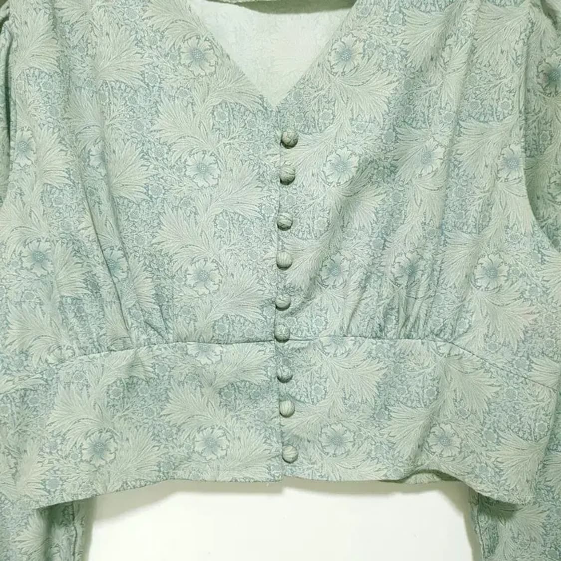 크롭 블라우스 F_M0576 상품이미지4