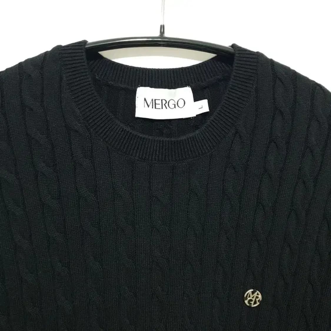 MERGO 남성 케이블 카라 니트 L_S0700 상품이미지2