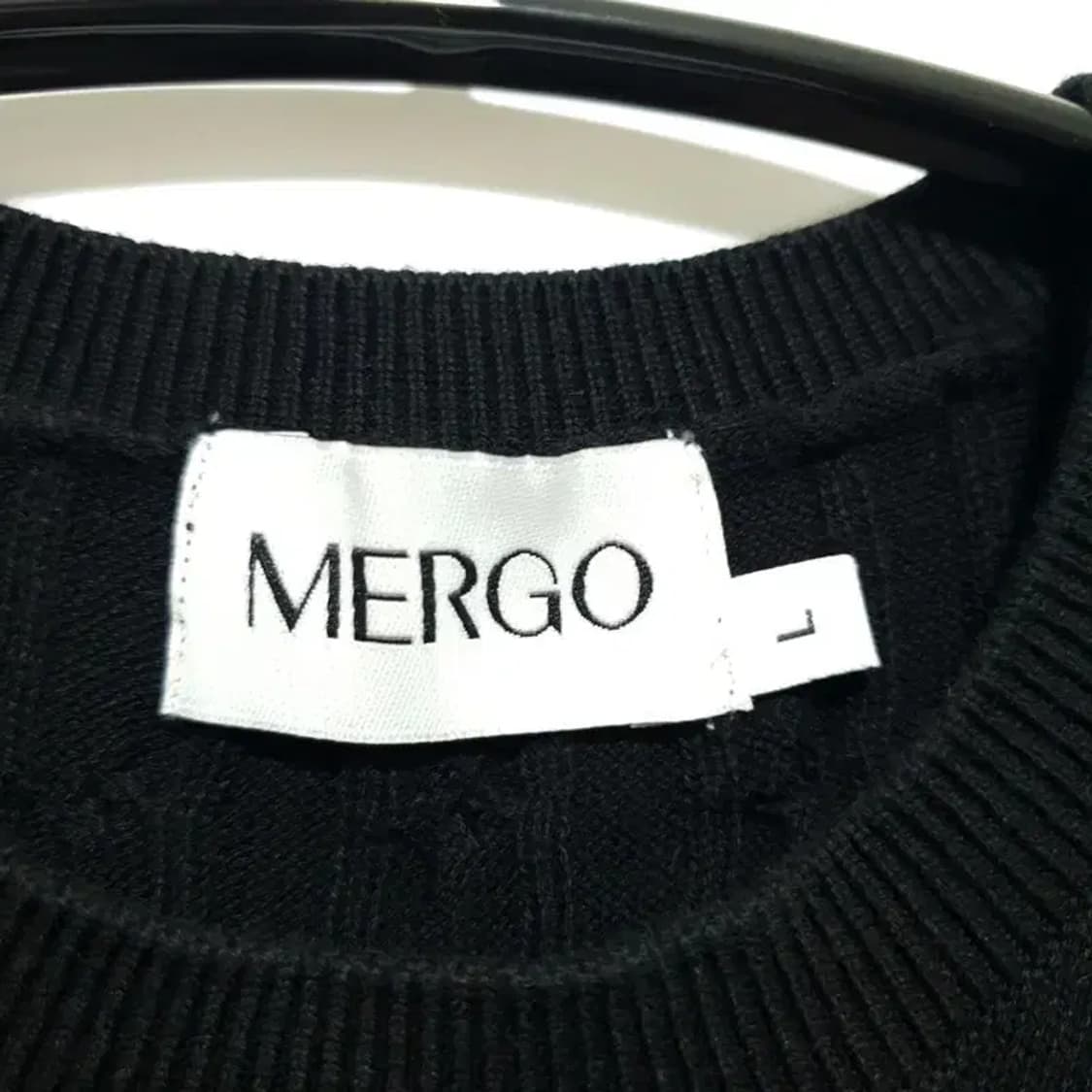 MERGO 남성 케이블 카라 니트 L_S0700 상품이미지7