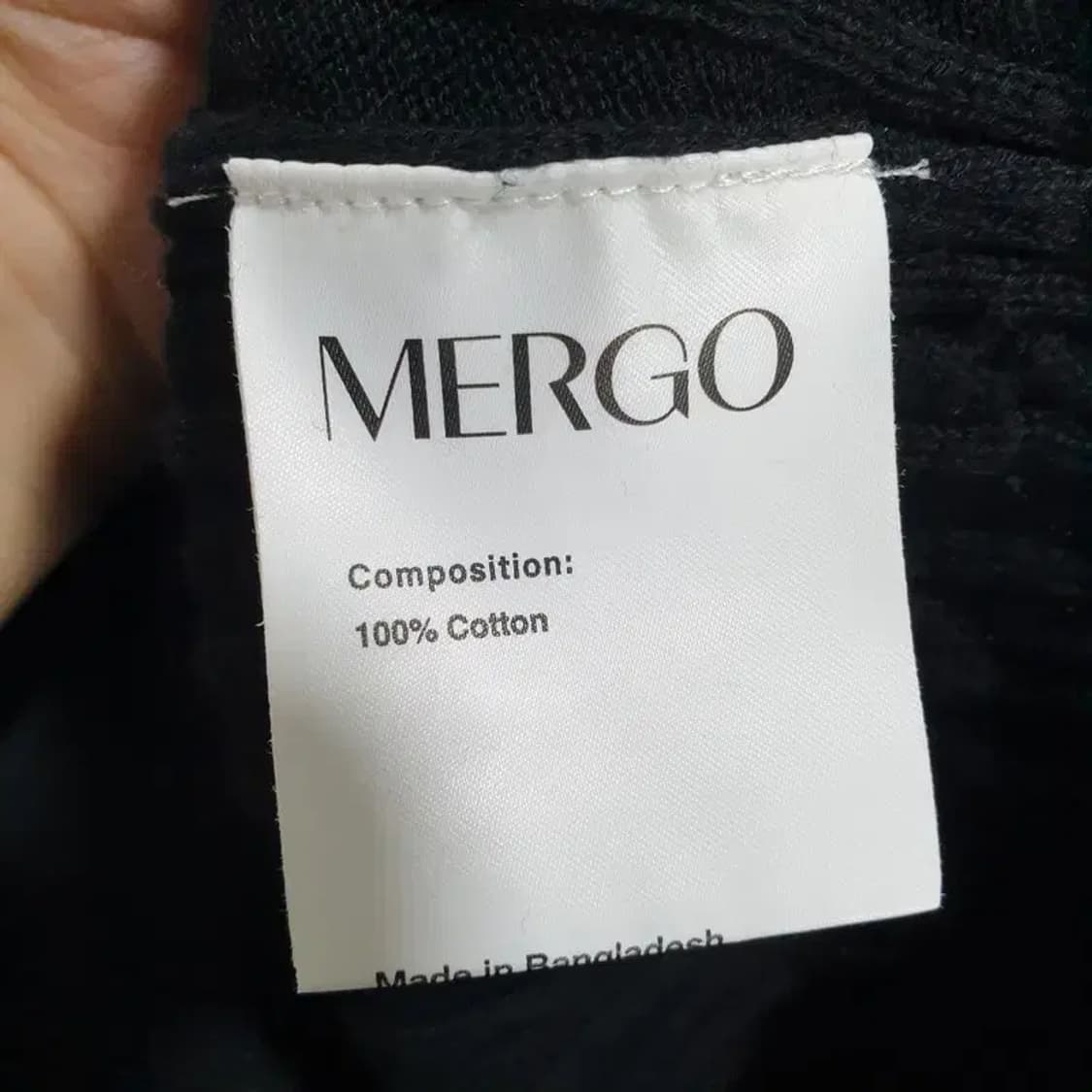 MERGO 남성 케이블 카라 니트 L_S0700 상품이미지8