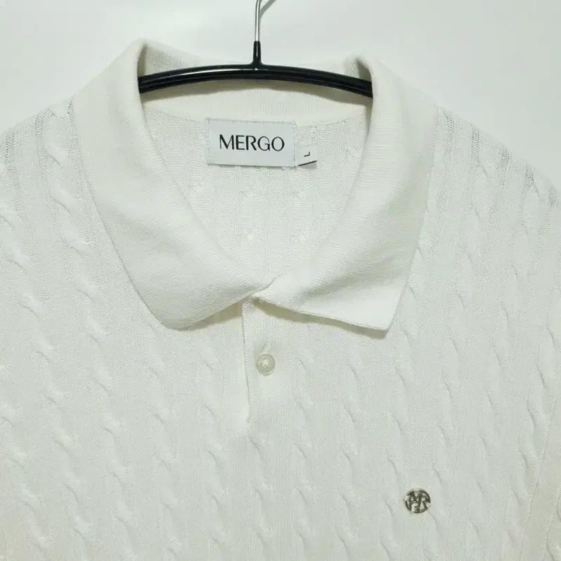 MERGO 남성 케이블 카라 니트 L_S0701 상품이미지2