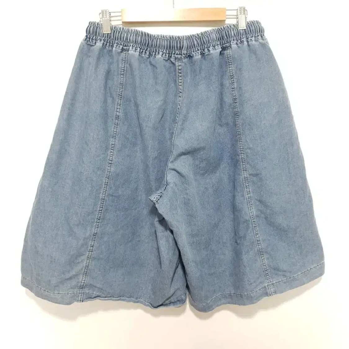 밴딩 데님 반바지 1XL_S0720 상품이미지4