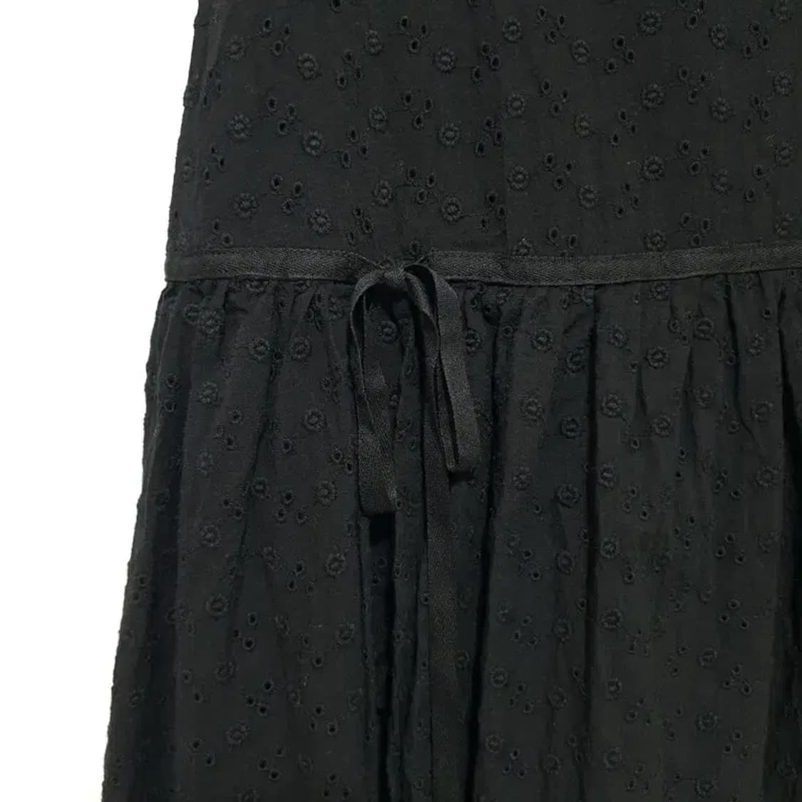 HABLE 펀칭 트임 리본 롱 스커트 F_S0716 상품이미지3
