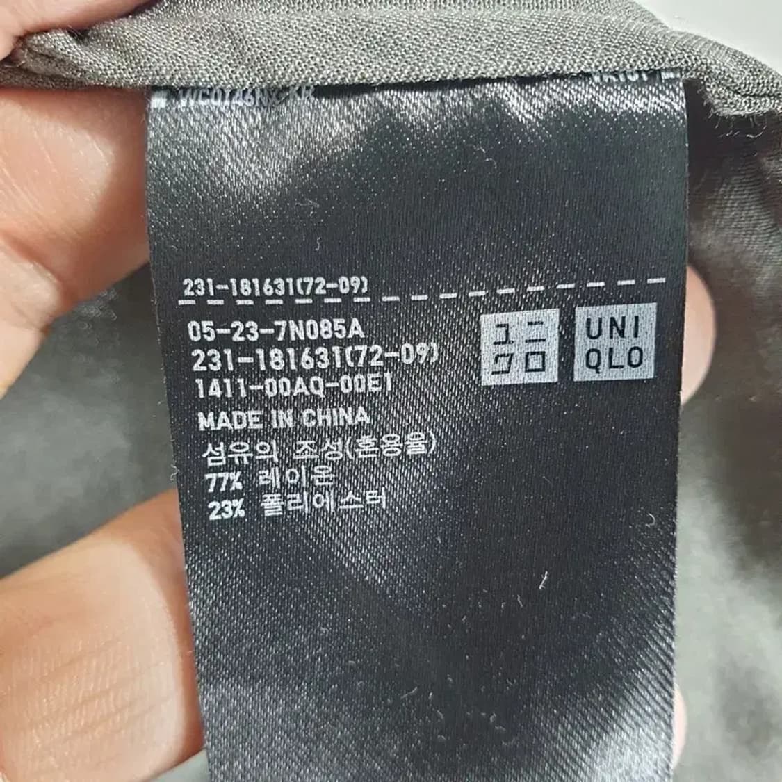 유니클로 여성 민소매 블라우스 L_S0736 상품이미지5
