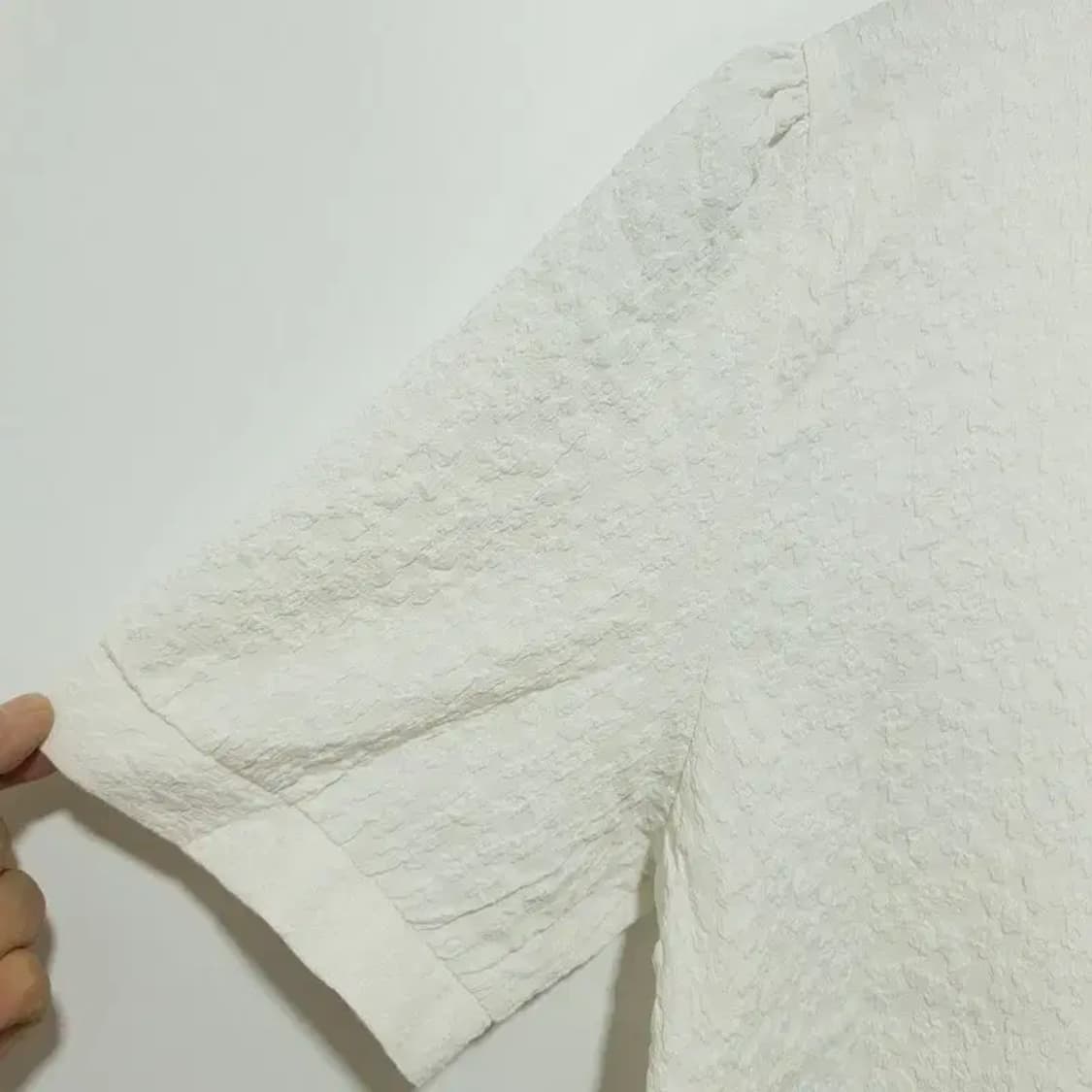 진주버튼 블라우스 2XL_S0742 상품이미지5